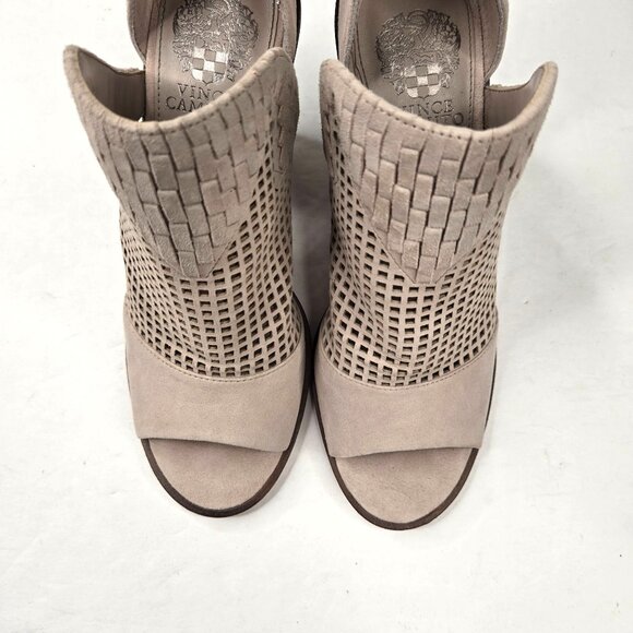 Vince Camuto Cream Ankle Booties - Picture 3 of 11